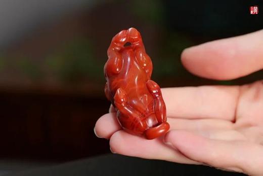 [ 扭转乾坤 ] 南红卧牛摆件 | 凉山原矿柿子红，满色满肉，祥瑞红牛 商品图6