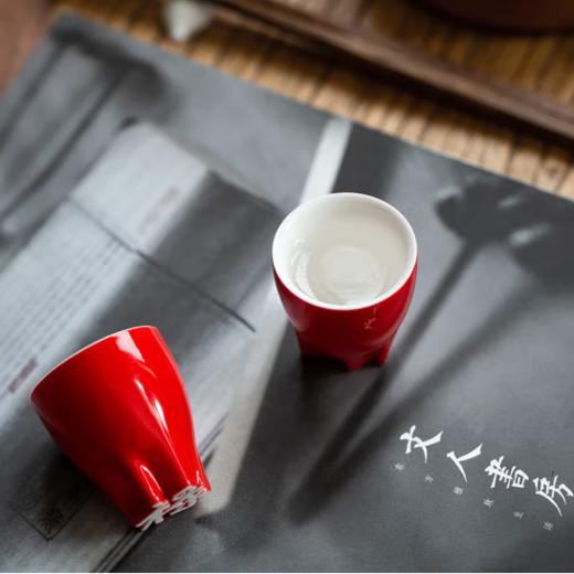 【五福酒杯】汉字杯创意陶瓷酒杯礼盒 商品图3