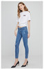 Lee优形丹宁破洞修身显瘦女式九分牛仔裤L124003AL10S 商品缩略图2