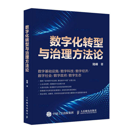 数字化转型与治理方法论  陆峰著数字化转型方法论数字经济数字基础设施数字政府智慧城市信息化电子政务 商品图0