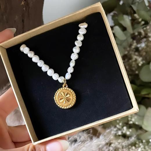 订购6周到｜Gigi Paris-Chanel-四叶草 珍珠 项链［法国设计师］ 商品图4