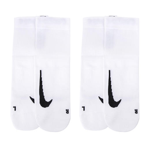 Nike/耐克官方正品男女运动透气训练袜两双装SX7556-100 商品图2