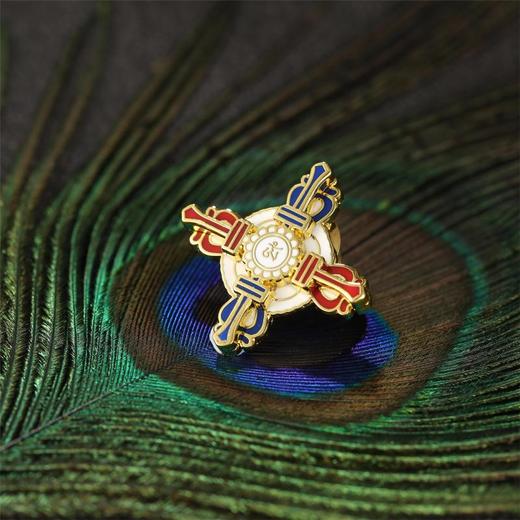 醍醐 十字金刚杵 胸章 商品图0