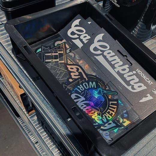 (MD)渔夫猫-镭射车贴 商品图2