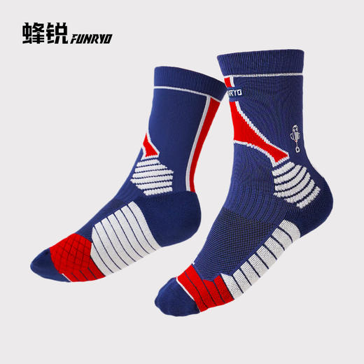 蜂锐FUNRYO系列主题袜防滑足球中袜 商品图4