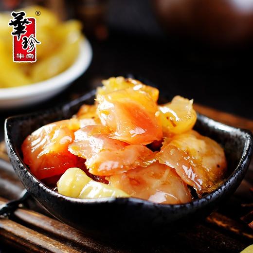 华珍牛肉泡椒牛蹄筋100g散装 酸爽泡椒 酸辣零食 四川特产小吃 商品图1
