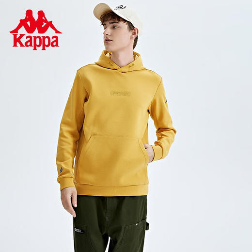 Kappa卡帕套头帽衫男秋运动卫衣针织休闲外套K0C52MT40 商品图2