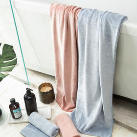 生态淳棉浴巾，三种规格，14色