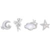 ZEGL设计师秋夜甜梦系列星月云朵仙子耳钉女贝壳耳环925银针耳饰 商品缩略图6