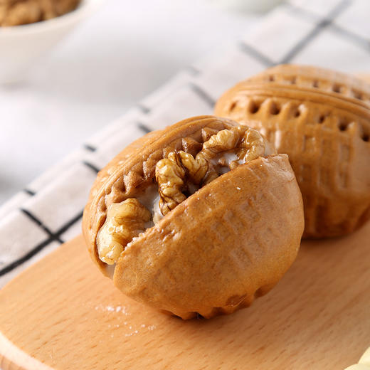 安井 核桃包 360g 10只装 儿童早餐 家庭装速冻包子 甜食早餐早茶 加热即食冷冻面点 商品图3