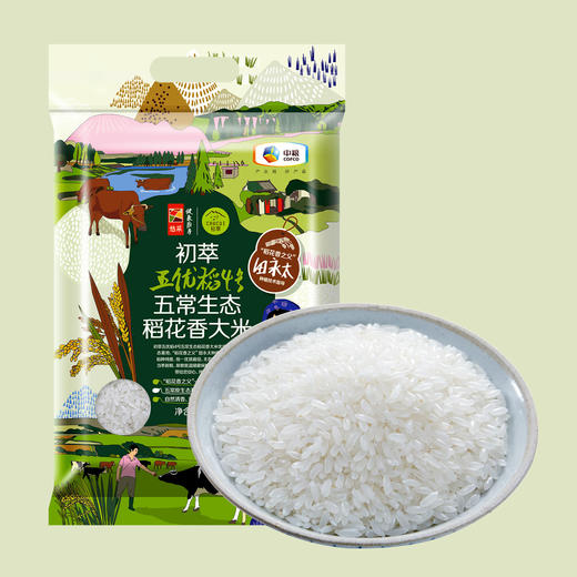 中粮初萃 五优稻4号 五常生态稻花香大米5kg 商品图2