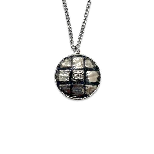 订购6周到｜Gigi Paris-Chanel-格子 中古纽扣 项链［法国设计师］ 商品图1