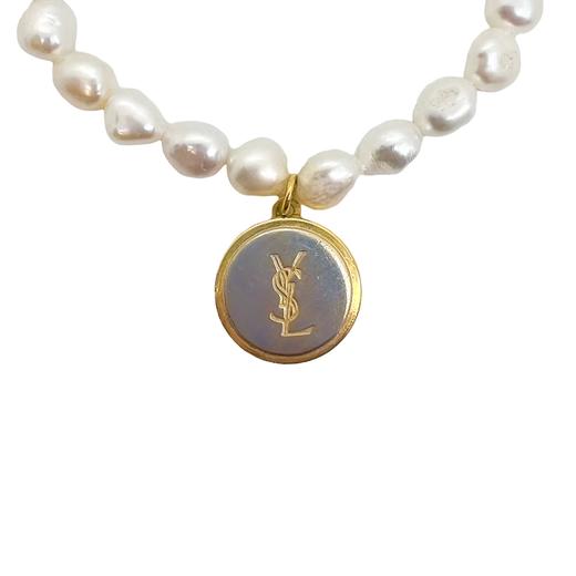 订购6周到｜Gigi Paris-YSL-中古纽扣 珍珠 项链［法国设计师］ 商品图1