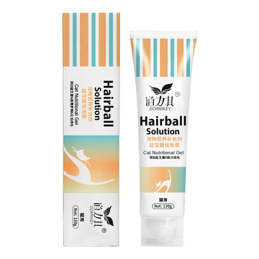 道力其猫咪专用益生菌化毛膏120g 排毛球 护肠胃 高性价比 商品图4