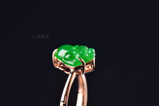 【招财】金蟾满绿戒-JZ12208031 商品图2