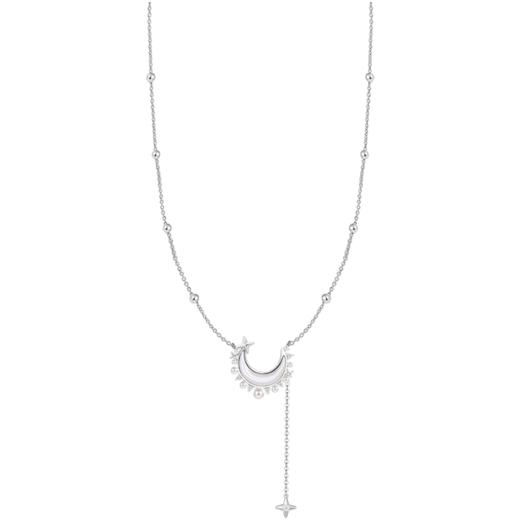 ZEGL设计师秋夜甜梦系列星月流苏项链女轻奢小众高级设计感锁骨链 商品图0