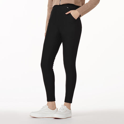 都市丽人时尚系列超级暖负15度以下九分裤锦纶加加厚百搭裤打底裤LL24B0 商品图0