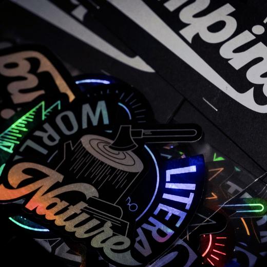 《渔夫猫》魂黑系BLACK镭射车贴丨6张/袋 商品图2