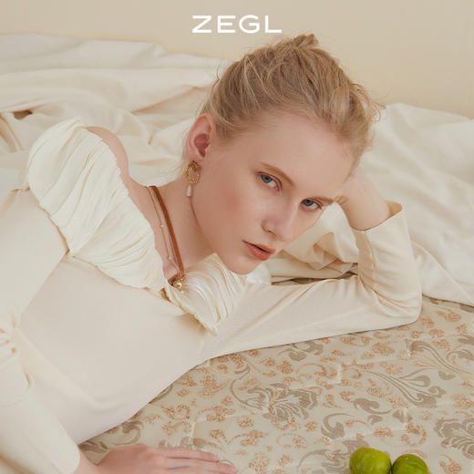 ZEGL设计师秋日午后系列复古珍珠项链女双层choker项圈颈链锁骨链 商品图1