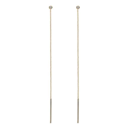 北京仓｜CHARLOTTE LEBECK-Ela-白色锆石 耳线［丹麦设计师］ 商品图1