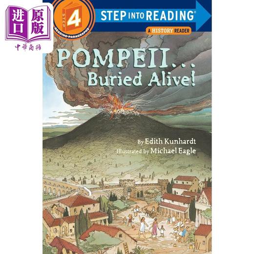 【中商原版】Step into Reading Step 4 Pompeii Buried Alive! 兰登阅读进阶4：假如庞贝还在！百科 英文原版 儿童绘本 分级阅读 商品图0