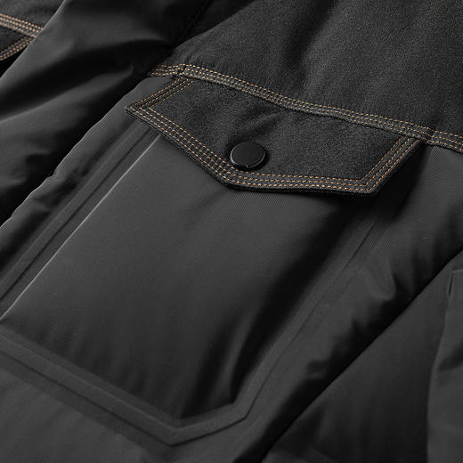 30W2210【90白鸭绒】罗蒙男士羽绒服冬季厚实保暖休闲连帽羽绒外套 商品图5