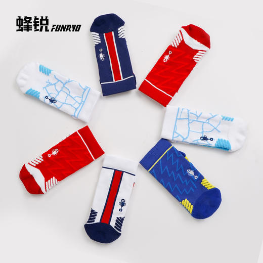 蜂锐FUNRYO系列主题袜防滑足球中袜 商品图2