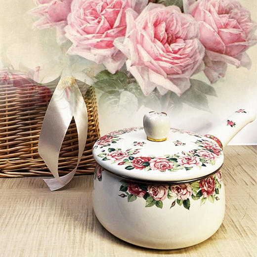 玫瑰系列陶瓷柄奶锅 IR-16S 商品图4