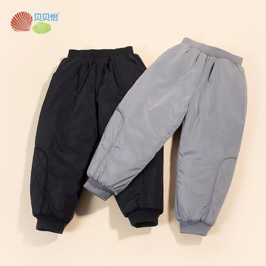 贝贝怡童装儿童秋冬保暖夹棉休闲裤女童保暖裤子 商品图0