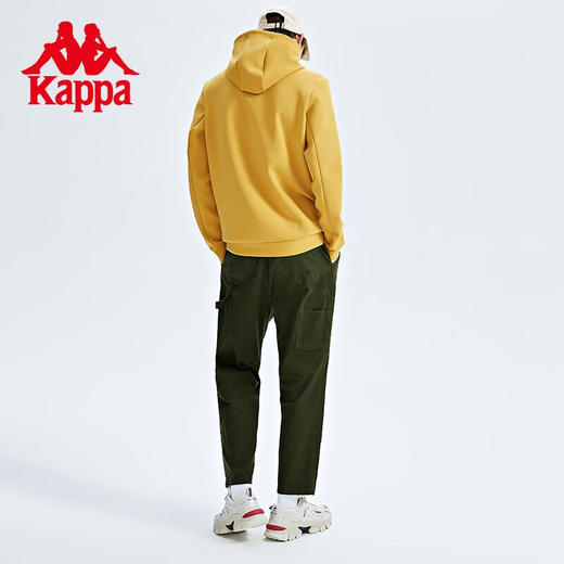 Kappa卡帕套头帽衫男秋运动卫衣针织休闲外套K0C52MT40 商品图3