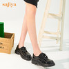Safiya/索菲娅 深口鞋2022年秋季新款甜趣职场通勤系带小皮鞋女 SF23112013 商品缩略图5