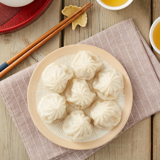 南翔小笼包450g（18只 ） 中华老字号早茶点心 生鲜 速冻食品速食早餐儿童面食肉包子冷冻面点 商品图6