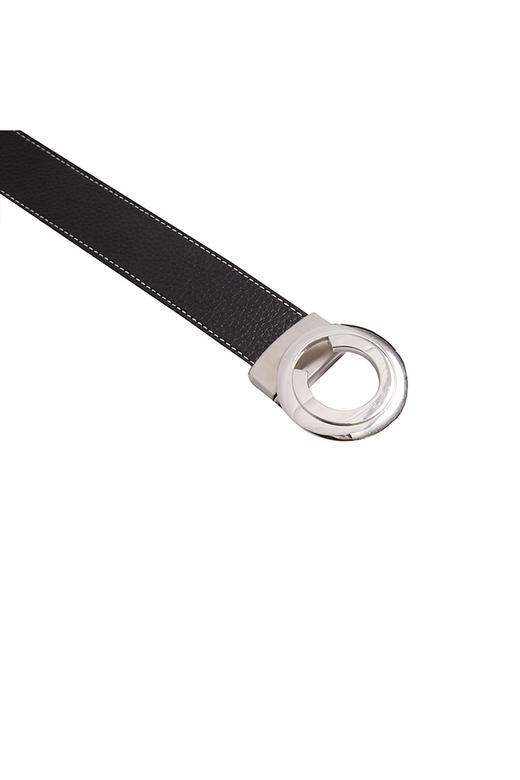 callisto黑色牛皮革皮带 SPBLF001BK 商品图2