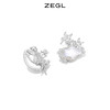ZEGL设计师秋夜甜梦系列云朵仙子耳环女小众星月耳钉925银针耳饰 商品缩略图0