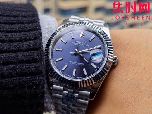 劳力士Rolex经典日志型系列 男士腕表  直径41mm 深蓝盘 商品图6