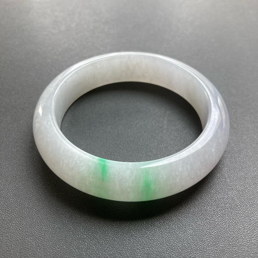 细糯种阳绿翡翠手镯54 商品图3