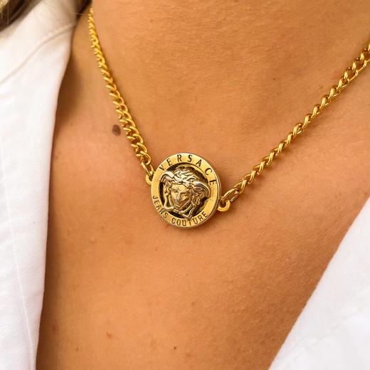 订购6周到｜Gigi Paris-Versace-中古纽扣 锁骨链 项链［法国设计师］ 商品图5