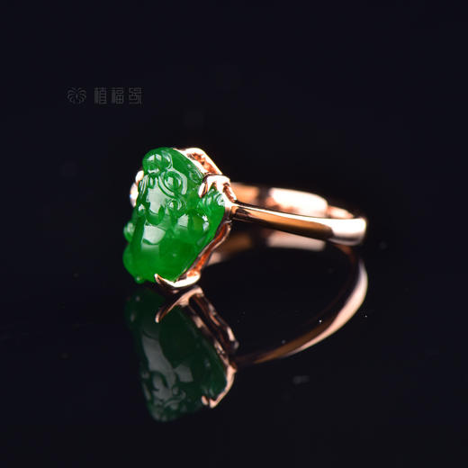 【招财】金蟾满绿戒-JZ12208031 商品图3