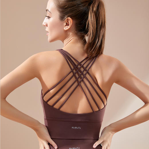 福利款哈瓦塔新款暴汗裸感4.0背心瑜伽（含胸垫）H320111 商品图10