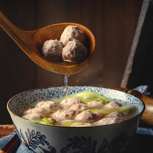 青藏牦牛肉丸（三级）清真牛肉丸加热即食 250克*4袋/件 顺丰冷链全国包邮（穆臻） 商品图1