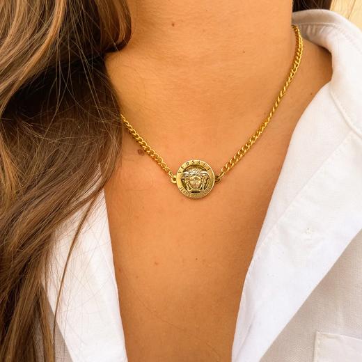 订购6周到｜Gigi Paris-Versace-中古纽扣 锁骨链 项链［法国设计师］ 商品图4