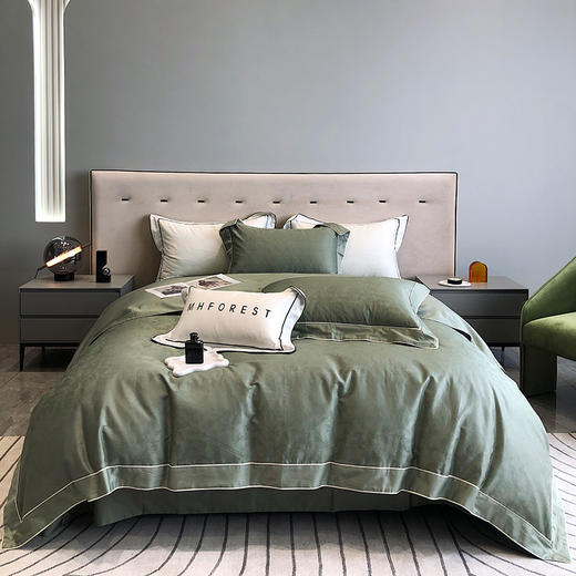 顶柔欧式提花床品四件套 层次分明 立体感强 增添床品的精致与奢华 商品图0