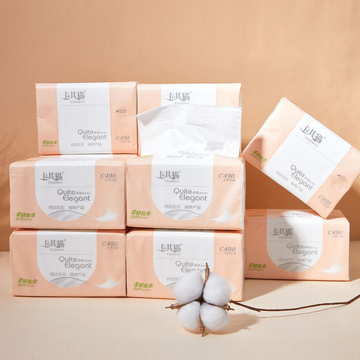 卡其猫抽纸8包1提*10提 商品图1