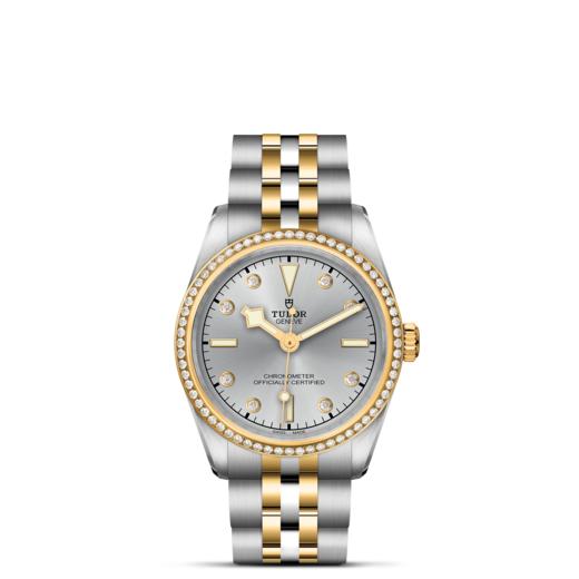 帝舵碧湾型31黄金钢款 | 帝舵表原厂机芯MT5201型（COSC）  钢表壳，直径31毫米  黄金及钢表带 商品图1