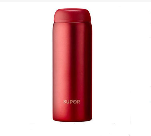 苏泊尔（SUPOR）家用暖水壶大容量热水开水暖瓶 304不锈钢真空保温壶套装 1.7L+380ml 星辰红TK2058Q 商品图2