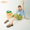 Safiya/索菲娅 小皮鞋2022秋季新品潮学院风小众少女爱心链条乐福鞋 SF23112010 商品缩略图3