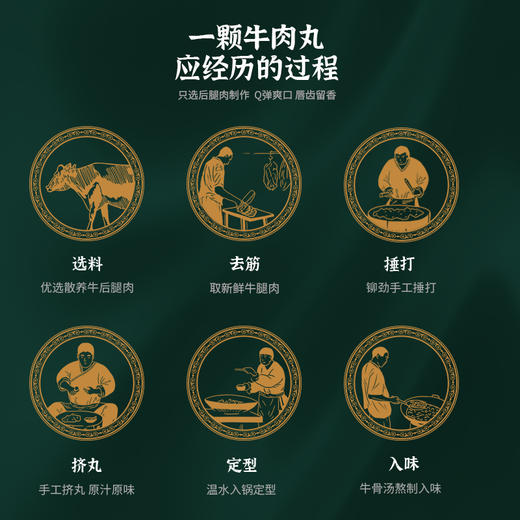 穆臻牛肉丸（特级） 清真牛肉丸加热即食 250克*4袋/件 顺丰冷链全国包邮（穆臻） 商品图5