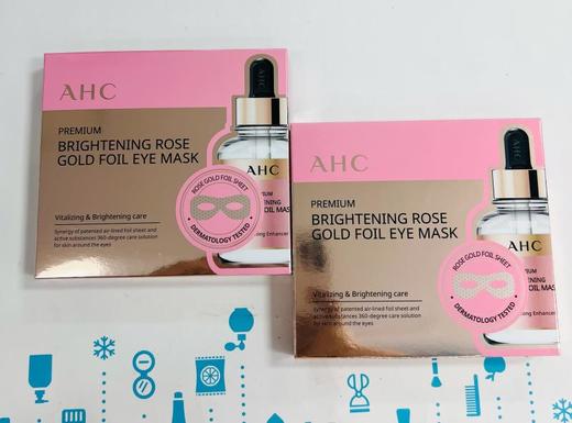 AHC 24K玫瑰蒸气锡纸眼膜7ml*5（096140） 商品图0