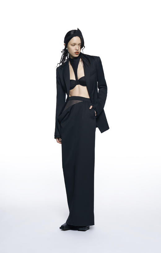 Oude Waag 黑色羊毛精裁修身西装 商品图4