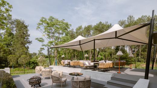 【蒲江明月村-140号院】单房预定，温泉私汤民宿，东南亚风，暖气、草坪、私房菜。myl 商品图3